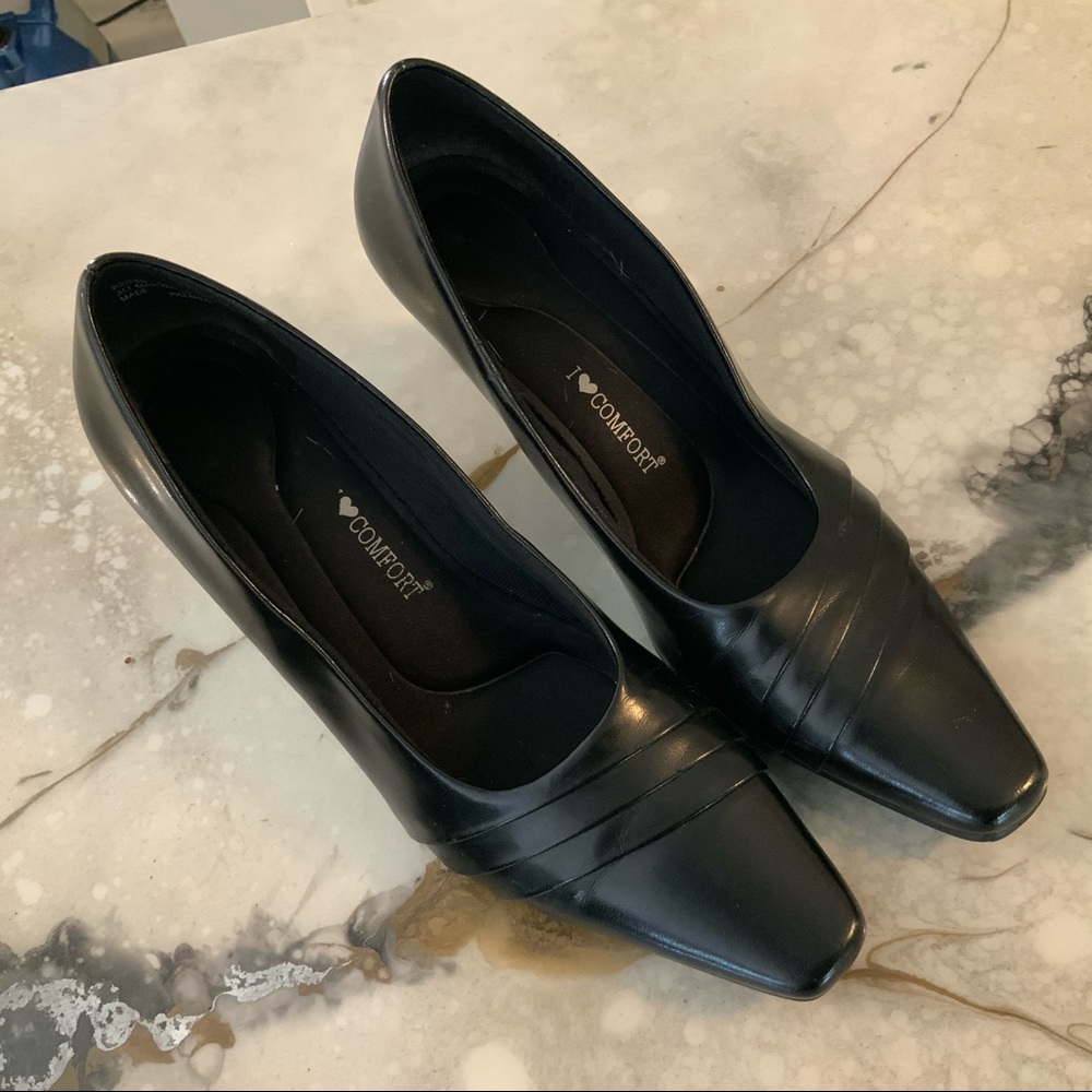 I LOVE COMFORT BLACK PUMPS SZ 6M WORK COMFORT